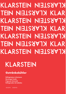 Handleiding Klarstein 10032751 Koelkast