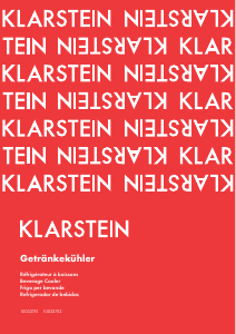 Manual de uso Klarstein 10032752 Refrigerador