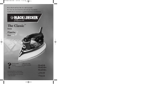 Manual Black and Decker F63E Iron