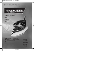 Manual de uso Black and Decker F65E Plancha