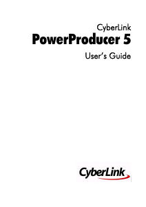 Manual CyberLink PowerProducer 5