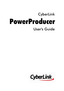 Manual CyberLink PowerProducer 6