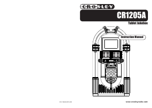 Handleiding Crosley CR1205A Jukebox