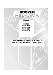 Käyttöohje Hoover-Helkama HHEU 450 X Uuni
