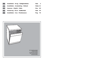 Brugsanvisning Hoover-Helkama HHAPKE 6525-86 Opvaskemaskine