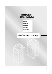 Käyttöohje Hoover-Helkama HH500 Liesi