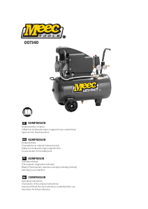 Instrukcja Meec Tools 007-340 Kompresor