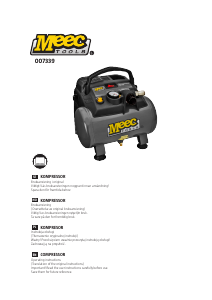 Bruksanvisning Meec Tools 007-339 Kompressor