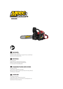 Bruksanvisning Meec Tools 006-306 Motorsag