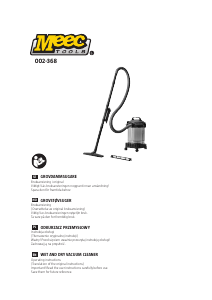 Instrukcja Meec Tools 002-368 Odkurzacz