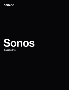 Handleiding Sonos Beam Luidspreker