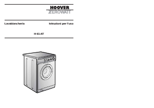 Manuale Zerowatt-Hoover H 61 AT Lavatrice