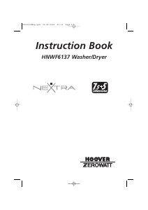 Manual Zerowatt-Hoover HNWF 6137 Nextra Washer-Dryer