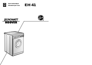 Manuale Zerowatt-Hoover EH 41 Lavatrice