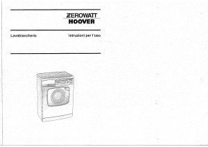 Manuale Zerowatt-Hoover HC 653 A Lavatrice