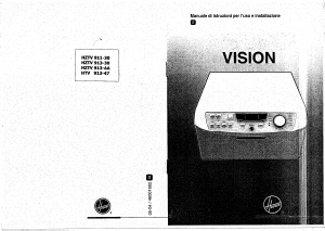 Manuale Zerowatt-Hoover HZTV 913 Vision Lavatrice