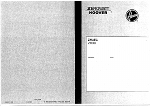 Manuale Zerowatt-Hoover AB ZH 3 C Asciugatrice