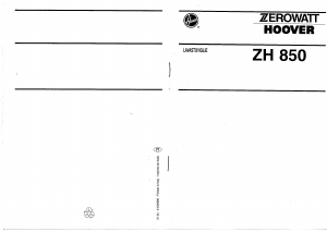 Manuale Zerowatt-Hoover ZH 852 SE Lavastoviglie