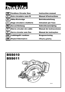 Manual Makita BSS610RFX Circular Saw