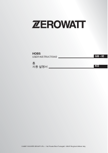 Handleiding Zerowatt ZH63DTFP/1 Kookplaat