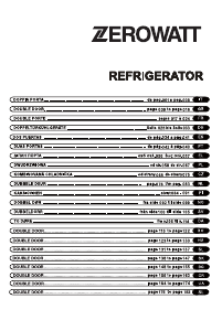 Mode d’emploi Zerowatt ZDAP 245 Réfrigérateur combiné