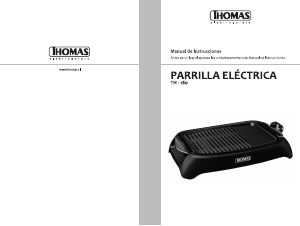 Manual de uso Thomas TH-180 Parrilla de mesa