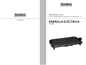 Manual de uso Thomas TH-205 Parrilla de mesa