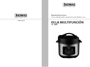 Manual de uso Thomas TH-40PC Olla multi-cocción