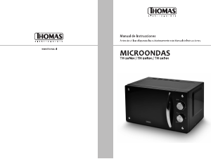 Manual de uso Thomas TH-20S01 Microondas