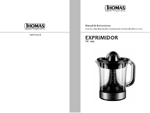 Manual de uso Thomas TH-1215 Exprimidor de cítricos
