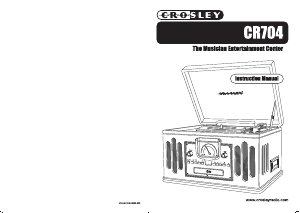 Handleiding Crosley CR704C Musician Platenspeler