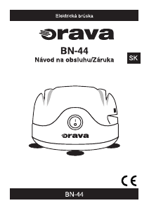 Návod Orava BN-44 Brúska na nože