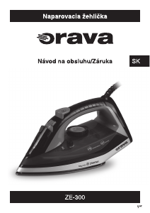 Návod Orava ZE-300 Žehlička