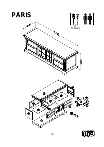 説明書 Mio Paris TVベンチ