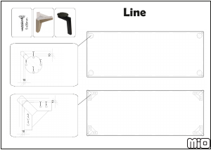 كتيب أريكة Line Mio