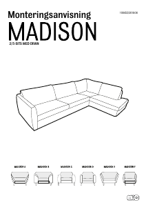 Brugsanvisning Mio Madison Sofa