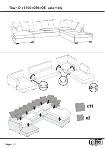 Brugsanvisning Mio Town Sofa