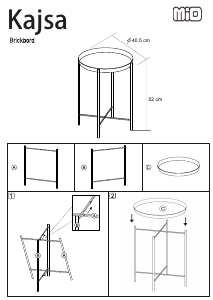 Manual Mio Kajsa Side Table