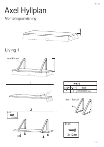 Manual Mio Axel Shelf