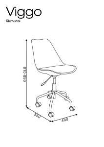 Manual Mio Viggo Office Chair