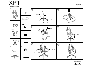 説明書 Mio XP1 事務用椅子