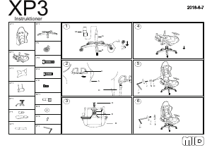 説明書 Mio XP3 事務用椅子