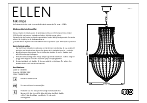 Bruksanvisning Mio Ellen Lampa