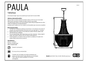 Manual Mio Paula Lamp