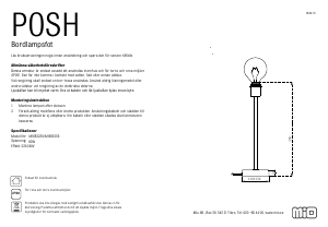 Manual Mio Posh Lamp