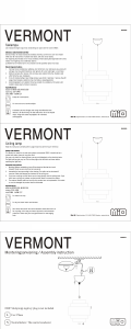 Manual Mio Vermont Lamp