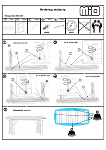 Bruksanvisning Mio Malaga Hagebord