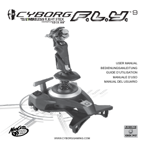 Manual de uso Cyborg F.L.Y 9 (for Xbox 360) Mando