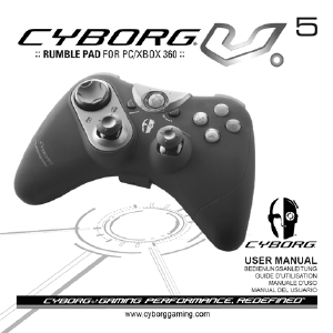 Mode d’emploi Cyborg V.5 Rumble Pad Contrôleur de jeu