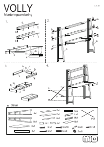 Brugsanvisning Mio Volly Skrivebord